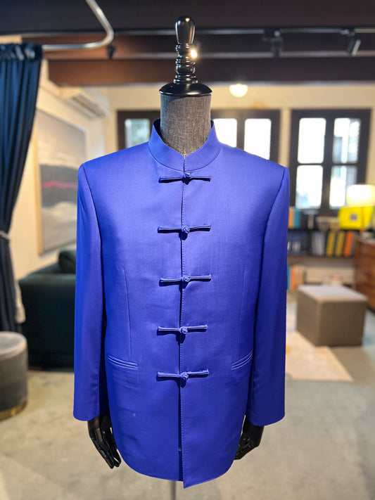 Scabal Mandarin Collar Suit Jacket