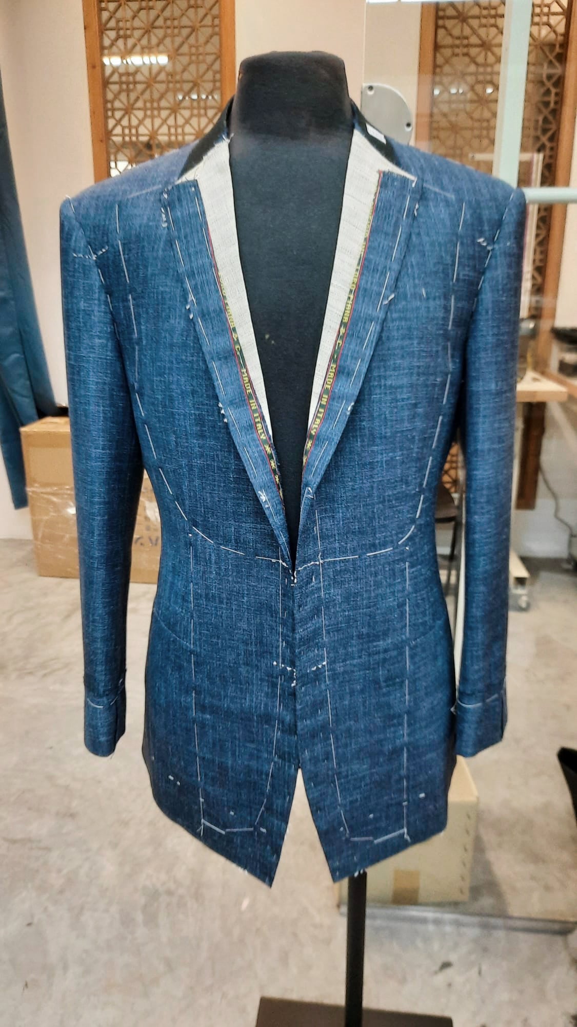 Men's Jacket Toile Fitting