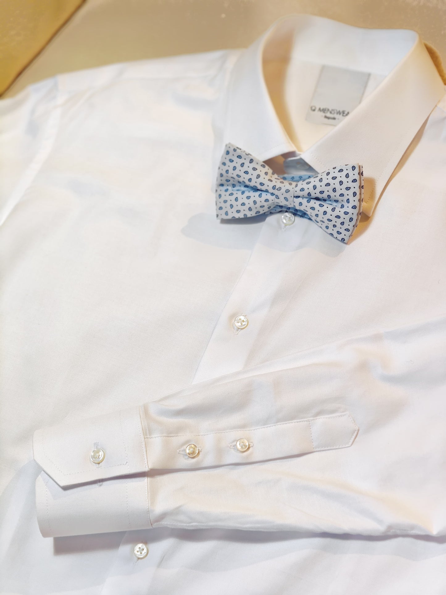 White Zegna Oxford Shirt