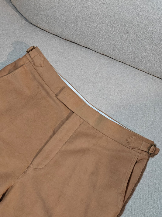 Bespoke Neutral Tone Brown Chinos