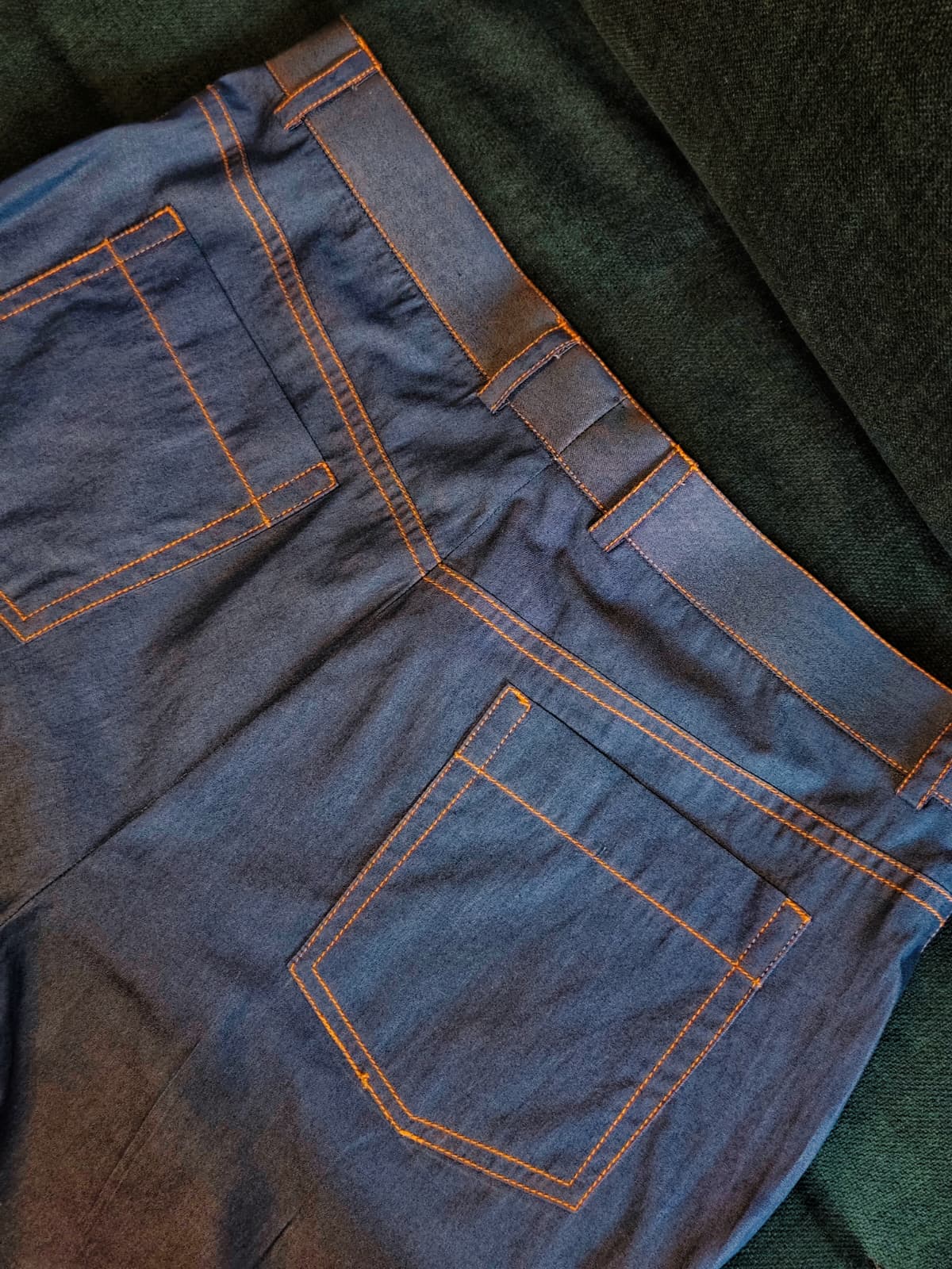 Loro Piana dark navy denim