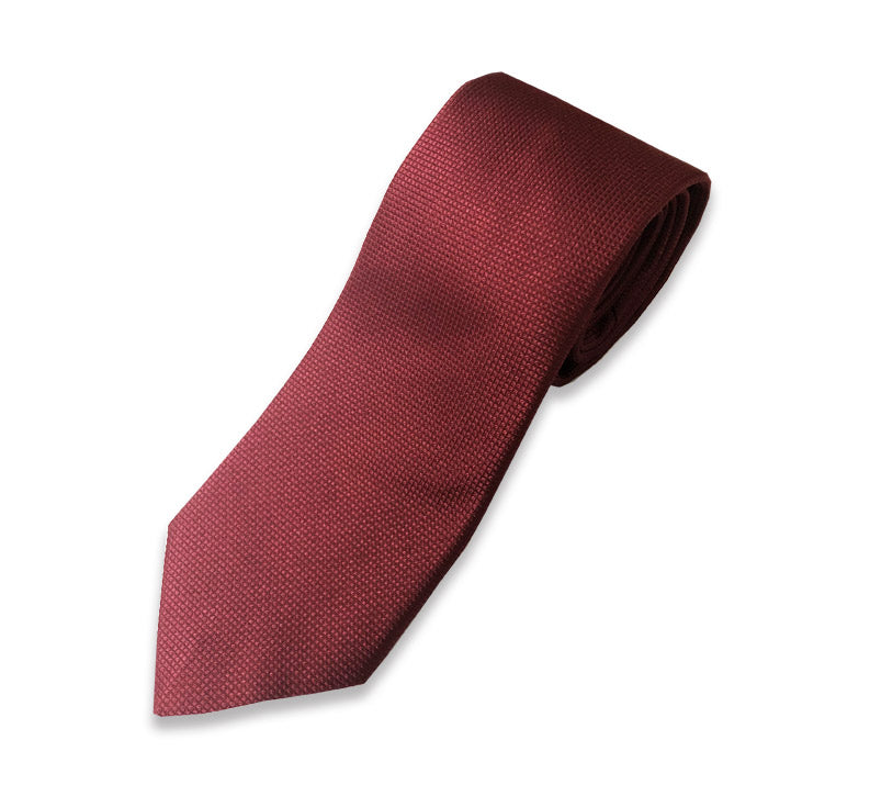 Maroon Textured Tie